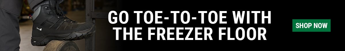 GO TOE-TO-TOE WITH THE FREEZER FLOOR. Shop Now