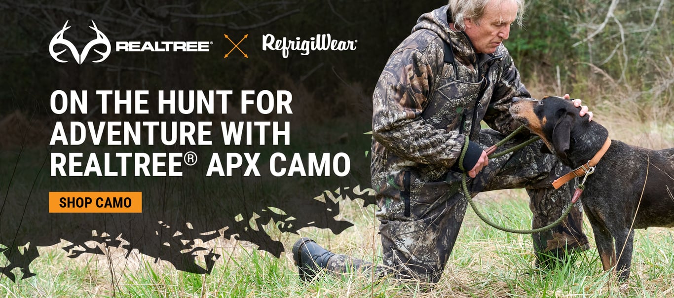 On the hunt for adventure with RealTree APX Camo. Shop Camo