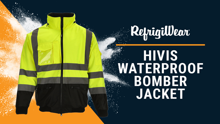 HiVis Waterproof Bomber Jacket