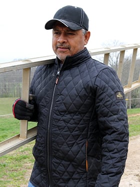 Man in RefrigiWear Rain Jacket