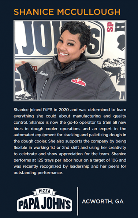 Shanice McCullough Warehouse Hero