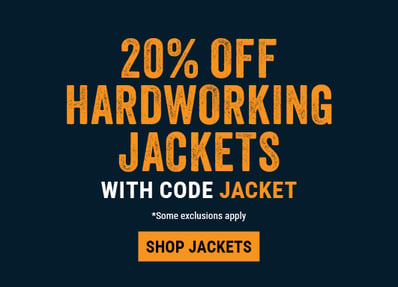 20% OFF HARD-WORKING JACKETS Use code JACKET for 20% OFF Jackets