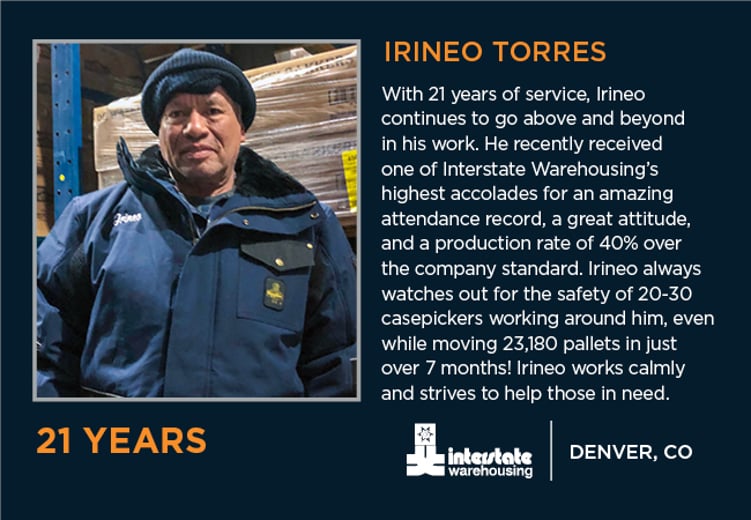 Irineo Torres Warehouse Hero
