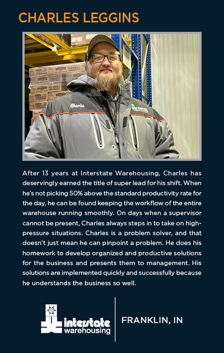 Charles Leggins Warehouse Hero