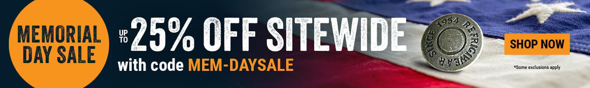 MEMORIAL DAY SALE. Use code MEM-DAYSALE for up to 25% OFF sitewide 