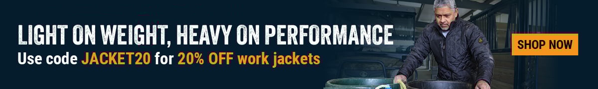 LIGHT ON WEIGHT, HEAVY ON PERFORMANCE. Use code JACKET20 to for 20% OFF work jackets. Shop NOW. 