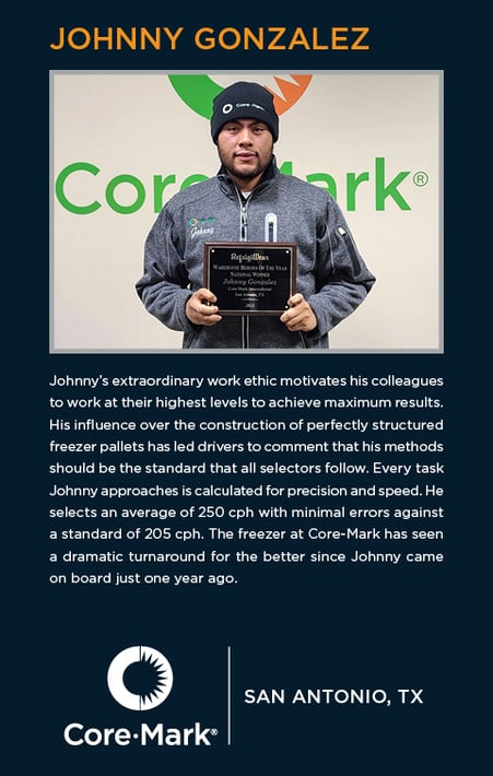 Johnny Gonzalez Warehouse Hero