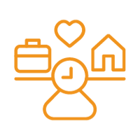 Work-life balance icon