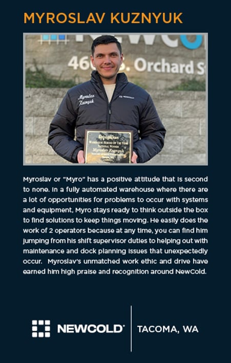 Myroslav Kuznyuk Warehouse Hero