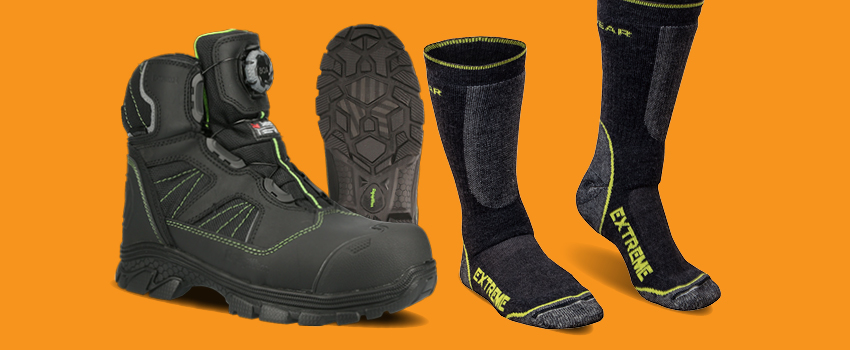 Shop insulated non-slip freezer boots , socks and other  safety toe footwear for cold environments at RefrigiWear.com.