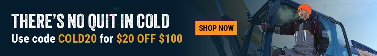 THERE’S NO QUIT IN COLD. Use code COLD20 for $20 OFF $100.    Shop Now.