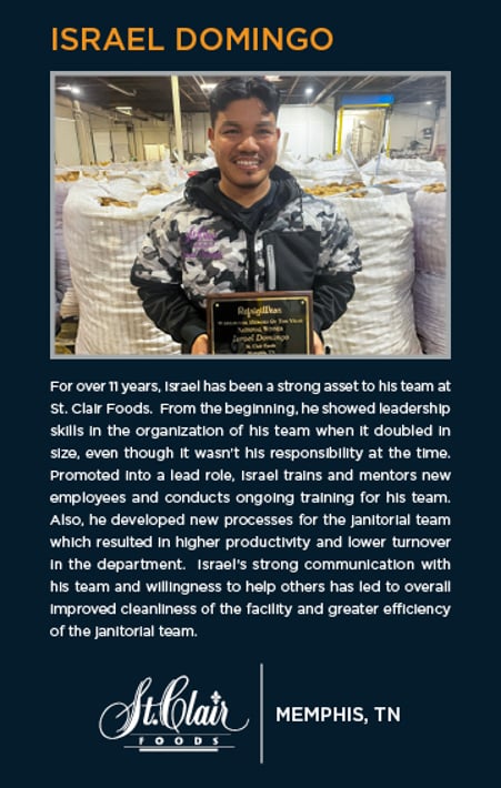 Israel Domingo Warehouse Hero