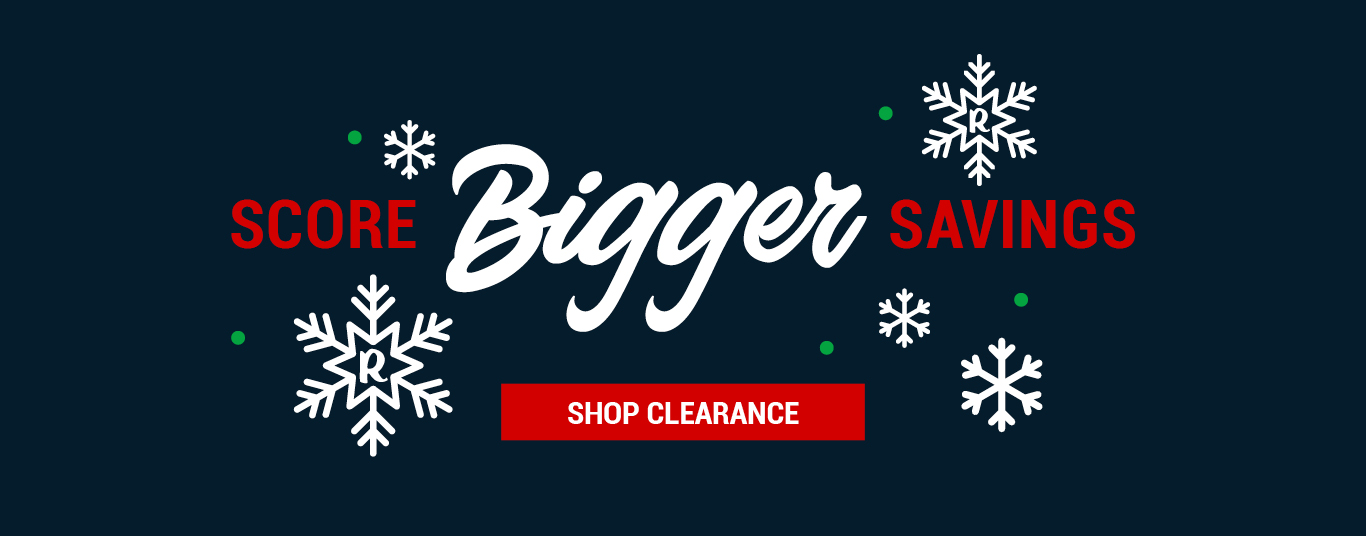 score bigger savings. Shop clearance