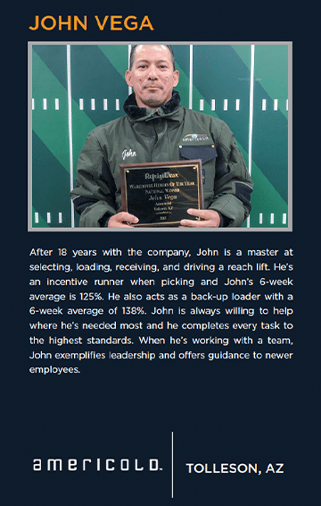 John Vega Warehouse Hero