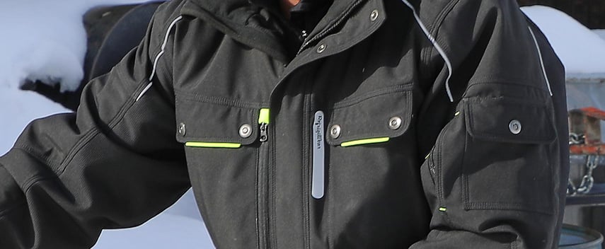 Stow all your essentials, and even small tools, in one of several zipper-protected pockets on our Premium Jackets and your stuff will stay secure no matter what the day holds. 