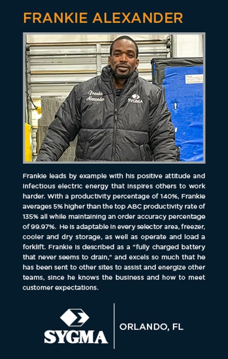 Frankie Alexander Warehouse Hero