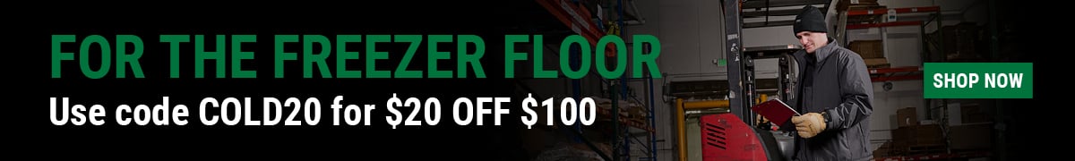FOR THE FREEZER FLOOR.Use code COLD20 for $20 OFF $100.  Shop Now.
