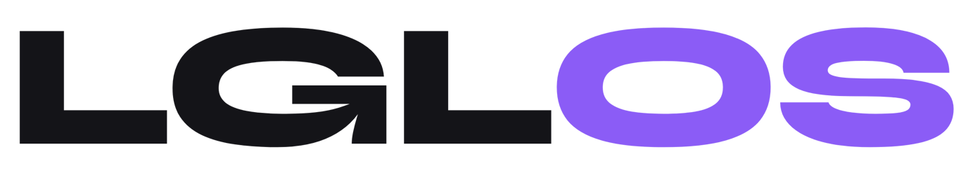 LGLOS on-light wordmark