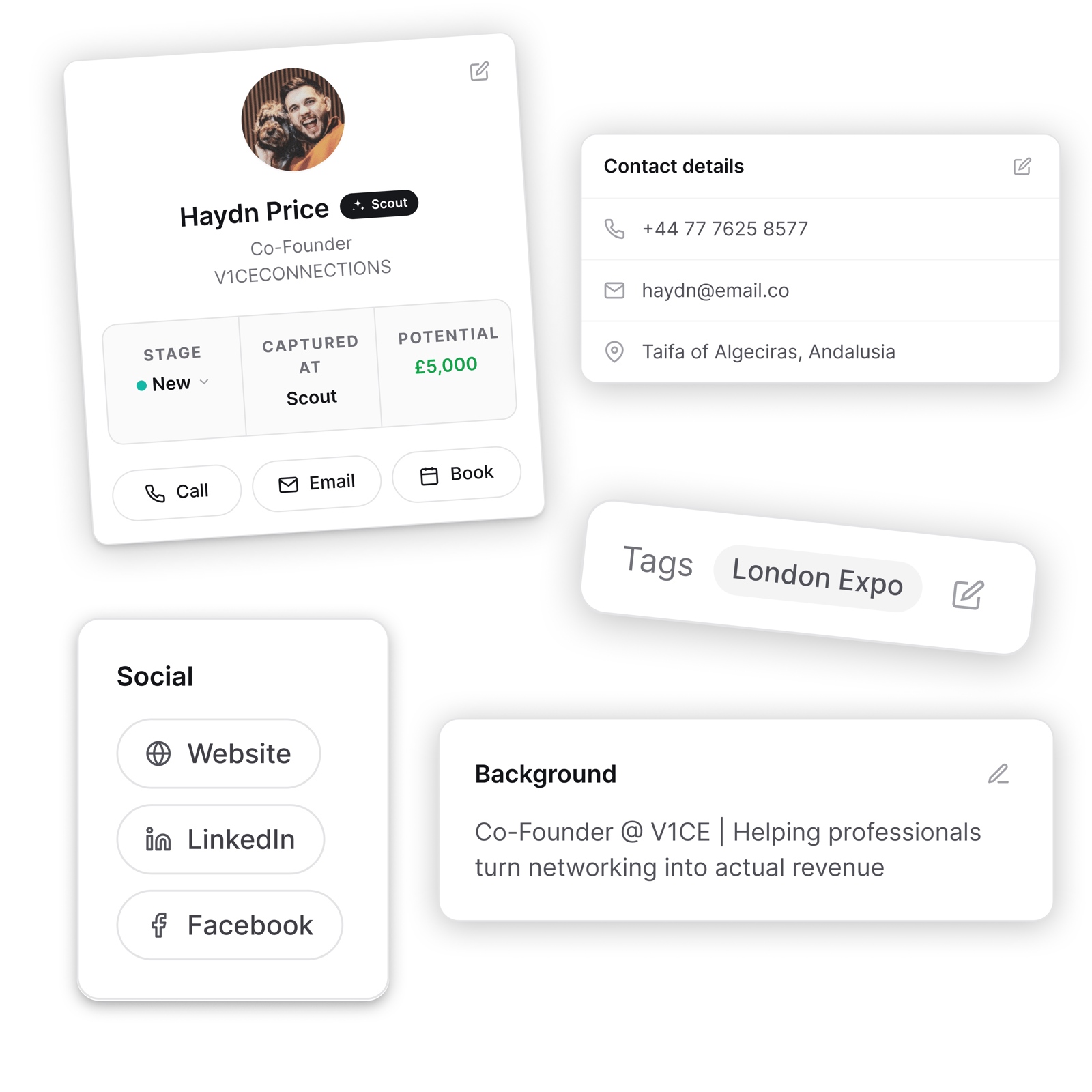 1. Your contacts arrive automatically