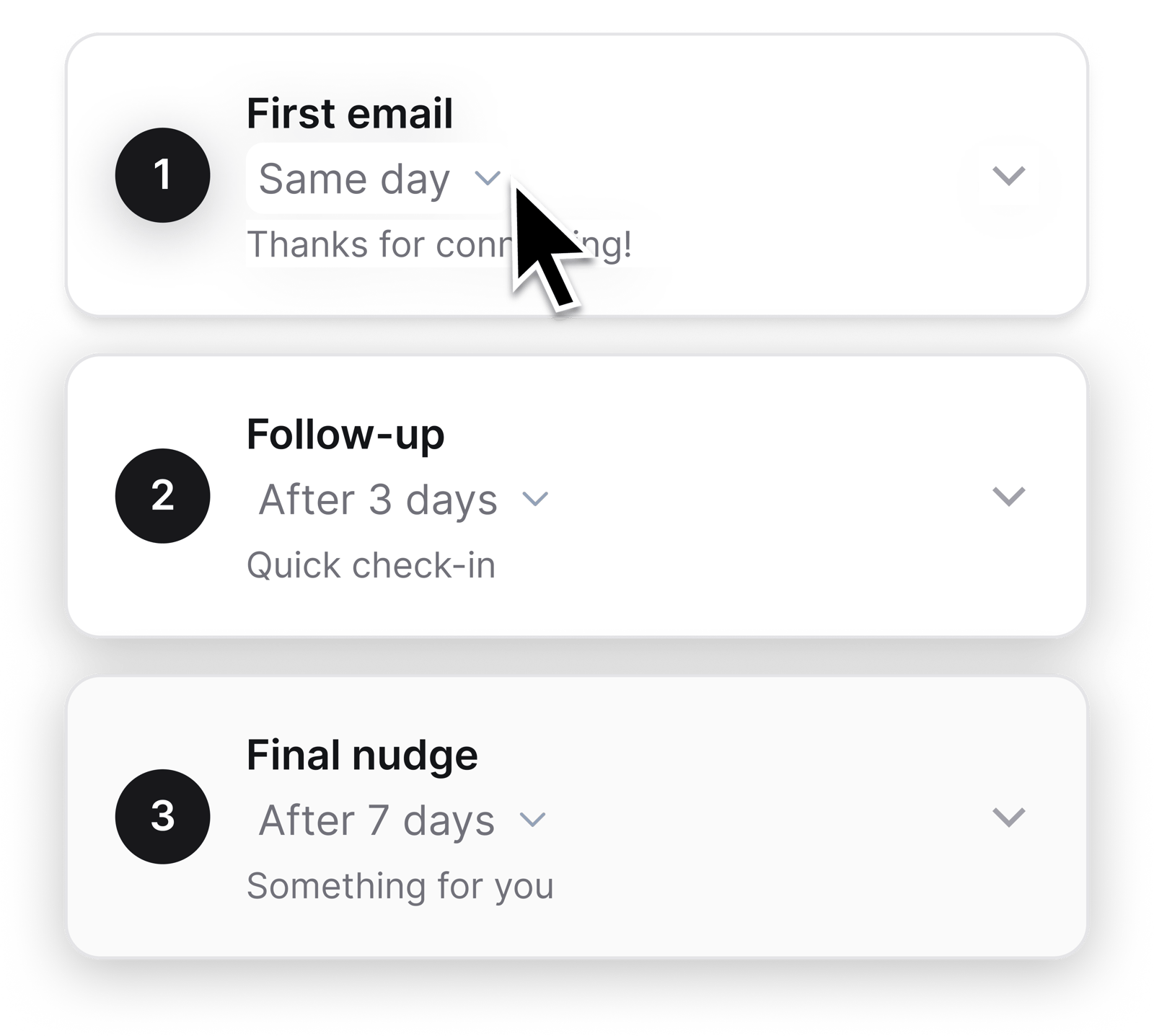 2. Choose how it sends