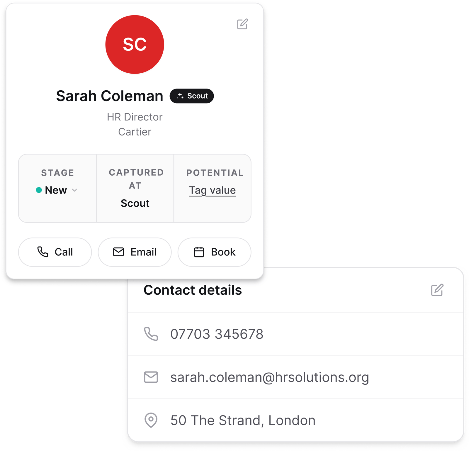 3. Lands in your CRM