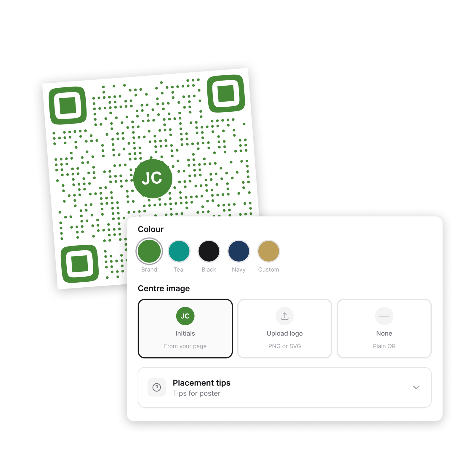 1. Generate your QR code