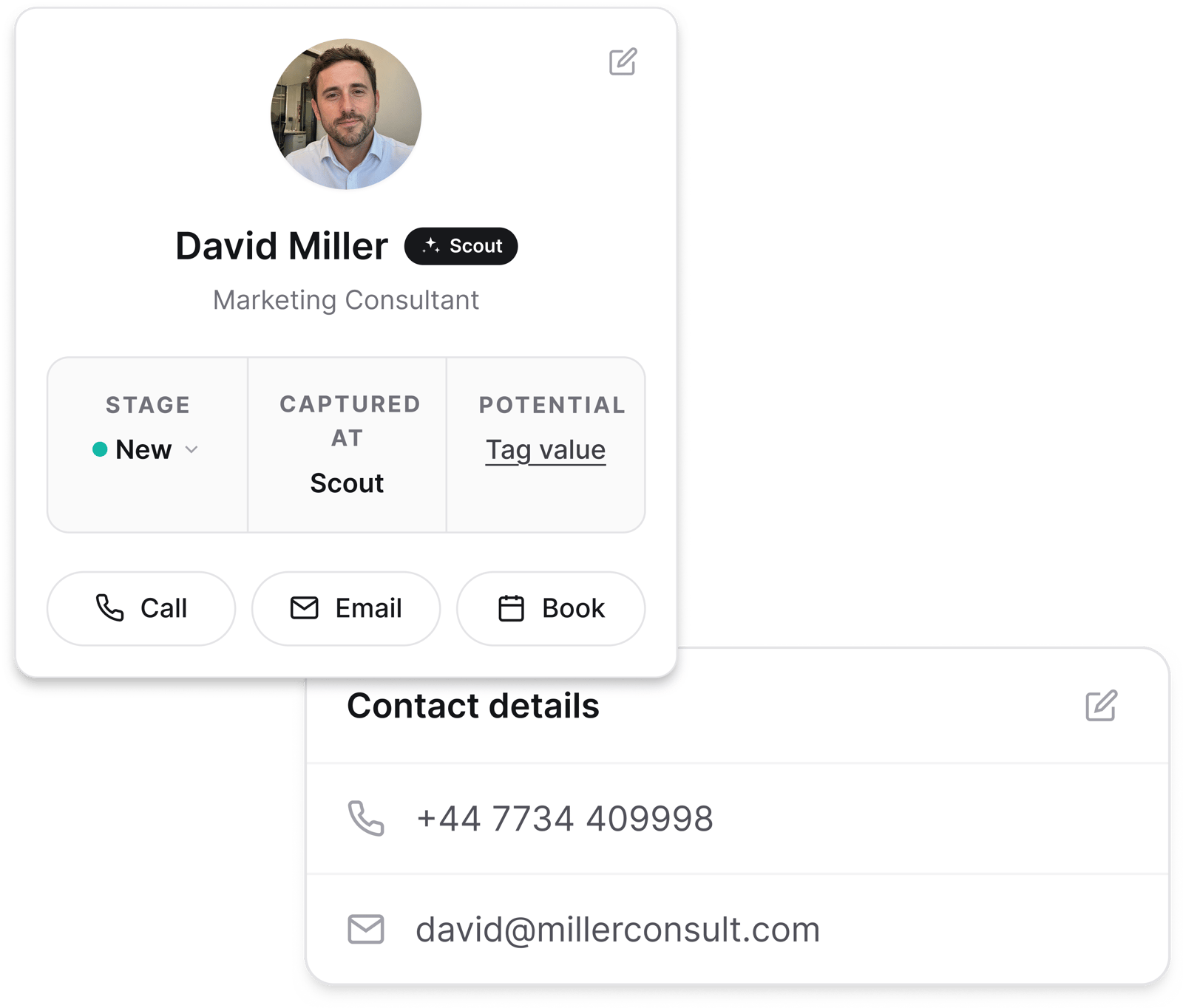 3. Their details land in your CRM