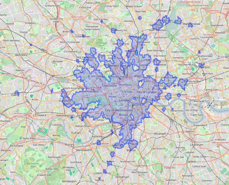 isochrone