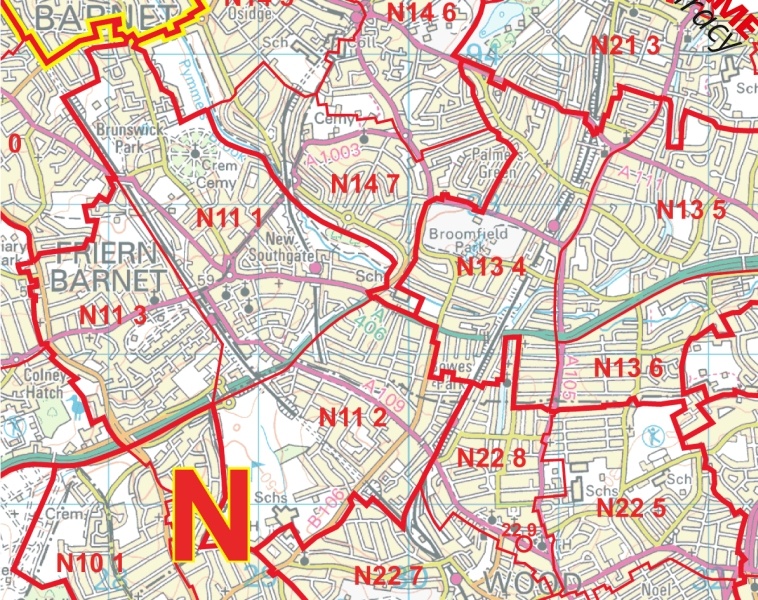 postcode-sector-wall-map-21-g1-greater-london-xyz-please-choose-your-version-paper-laminated-or-framed-laminated-[2]-1882-p.jpg