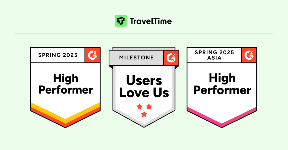 Traveltime G2 High Performer Spring 2025