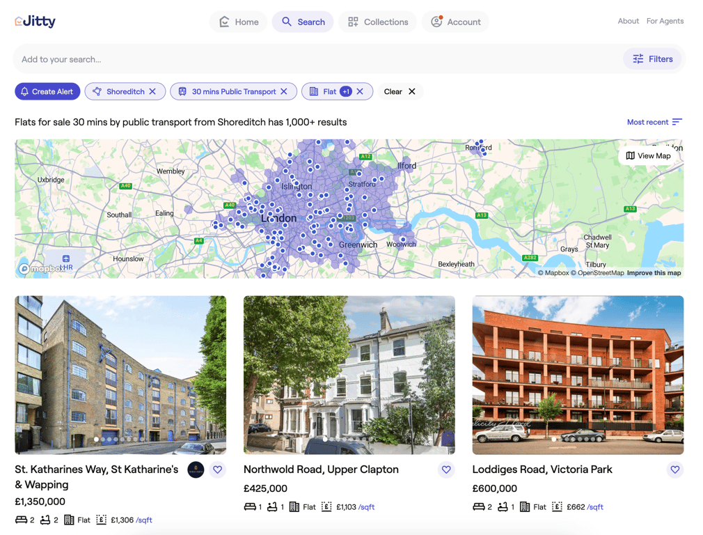 Jitty property listings
