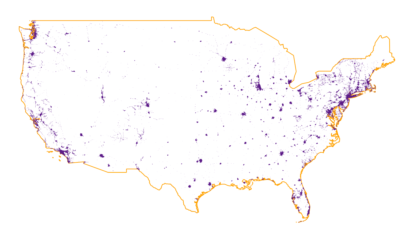 travel time public transport network density