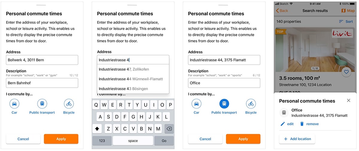 immoscout interface