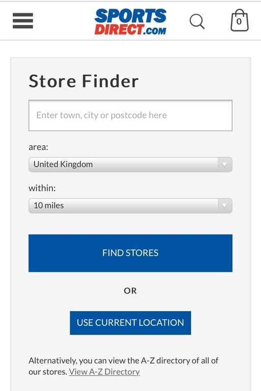 sports-direct-store-finder-on-mobile