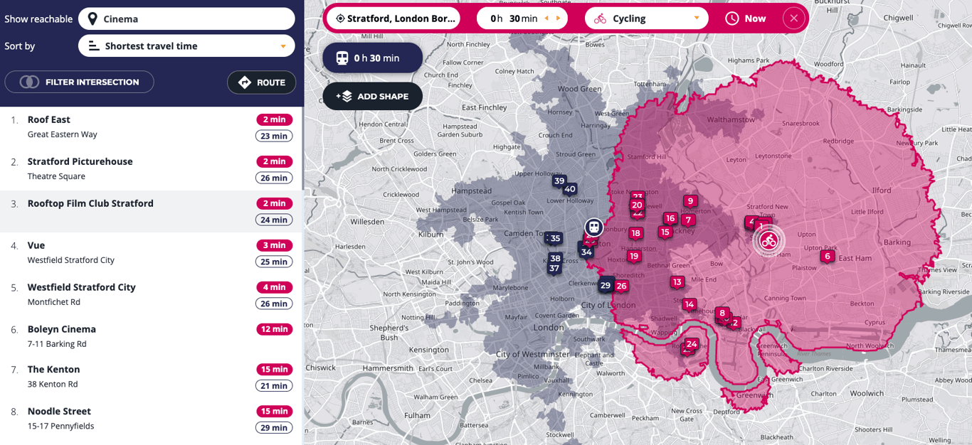 isochrone maps