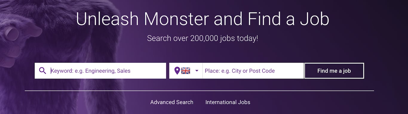 Monster-site-search-box-design