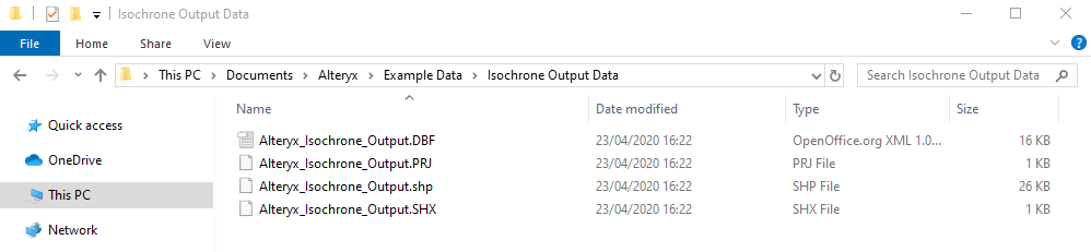 Tableau-isochrone-output