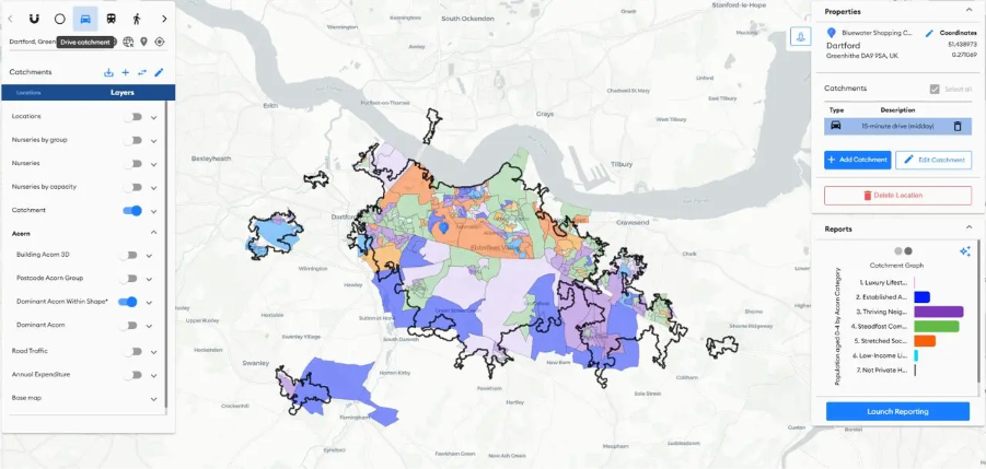 Isochrones on InSite platform