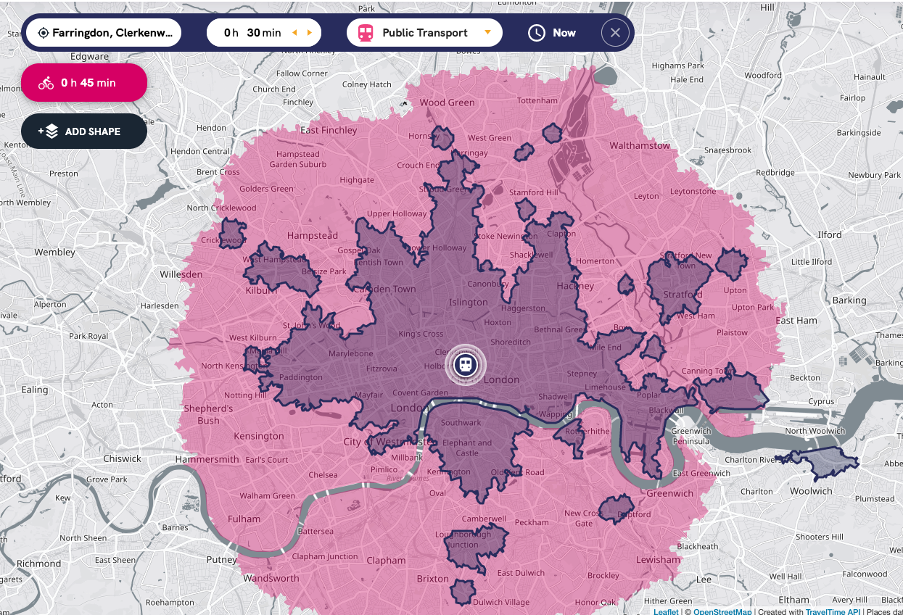 London Commuter Map Shows Where to Live Based on Your Work | Blog