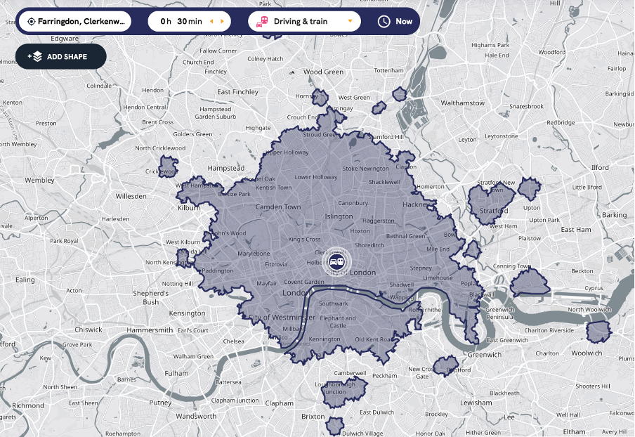 London Commuter Map Shows Where to Live Based on Your Work | Blog