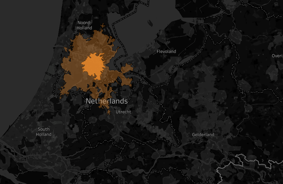 travel time isochrone