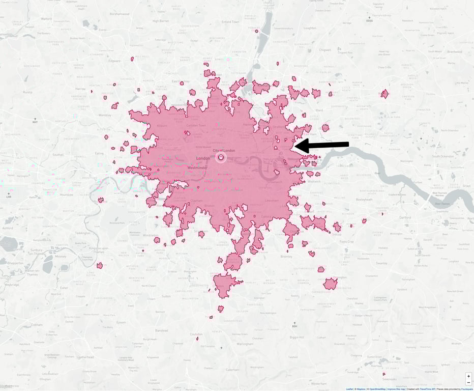 GeoJSON-isochrone