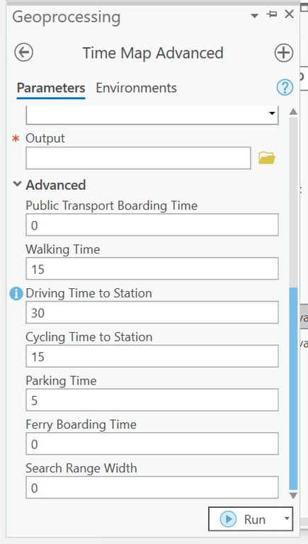 TravelTime ArcGIS Pro add-in - Time Map Advanced