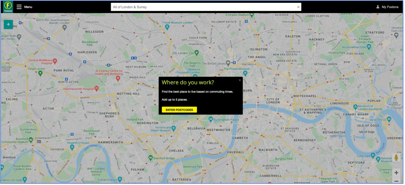 London Commuter Map Shows Where to Live Based on Your Work | Blog