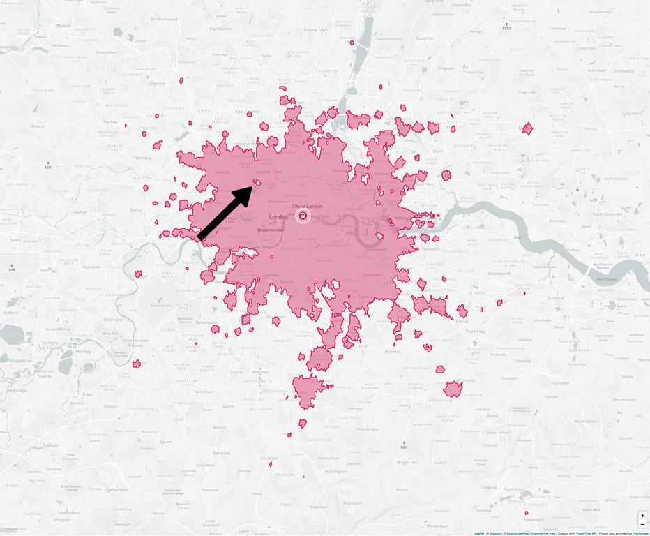 GeoJSON-isochrone