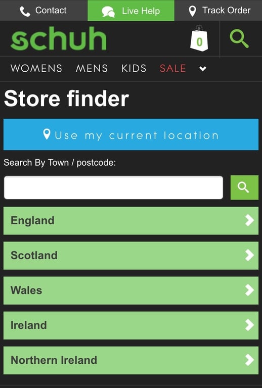 schuh-store-finder-uk-mobile