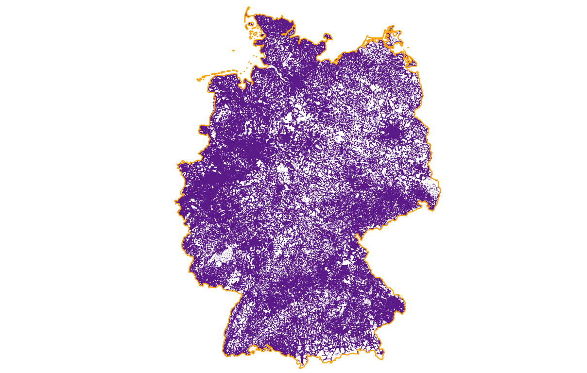 germany transport density