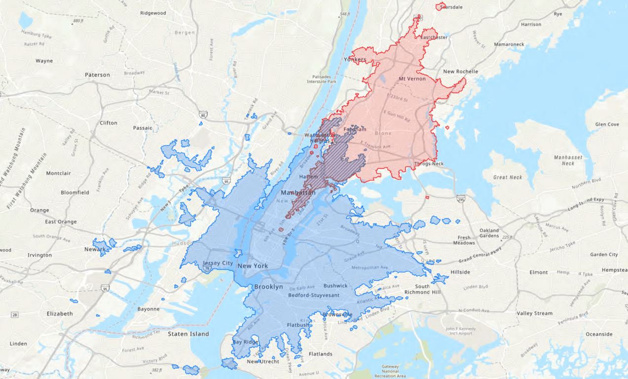 catchment area_TravelTime ArcGIS add-in