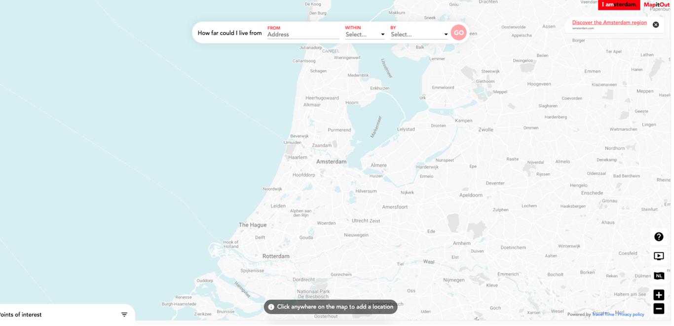 Amsterdam Area's MapItOut tool