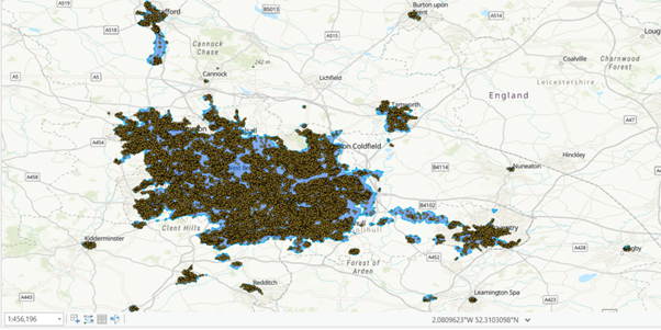 retail catchment area